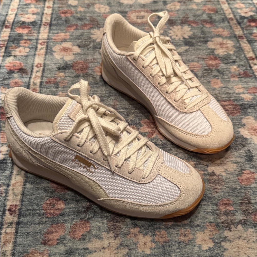 PUMA Easy Rider Elevated White & Frosted Ivory 7.5 - Picture 4 of 7